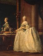 unknow artist, Catherine II of Russia in the mirror